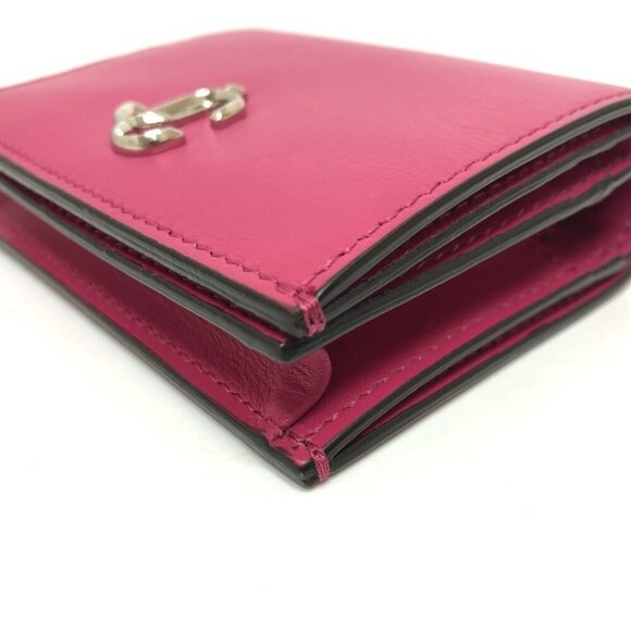 JIMMY CHOO 112274 HANNE JC Logo Bi-fold Wallet Folded wallet - Picture 15 of 16